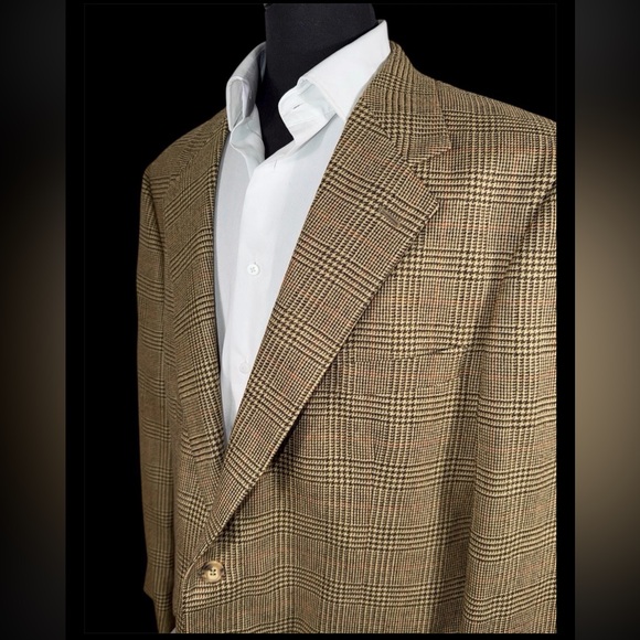 NWT RARE VTG BROOKS BROTHERS PLAID SPORT COAT SZ 46R